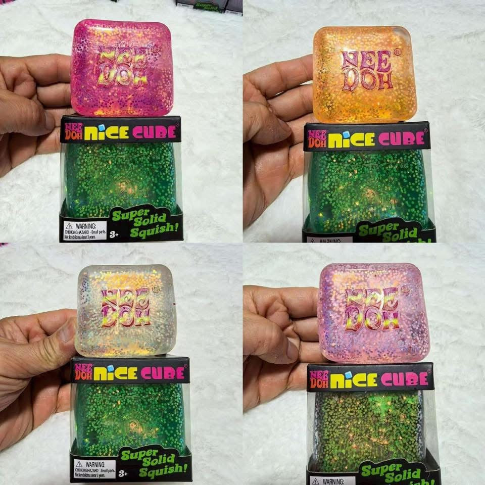 RTS - GLITTER GLOW IN DARK CUBE