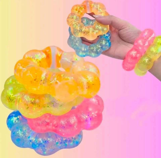 RTS - SQUISHY GLITTER BRACELET (PINK ONLY)
