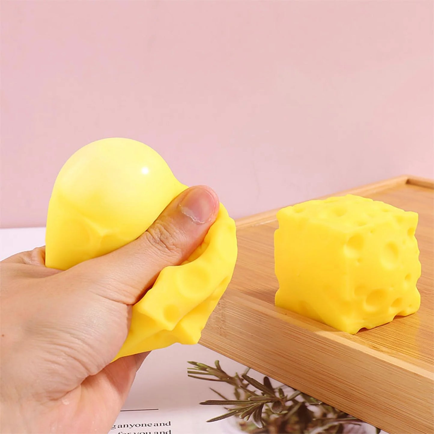 RTS - SMALL CHEESE BLOCK SQUISHY