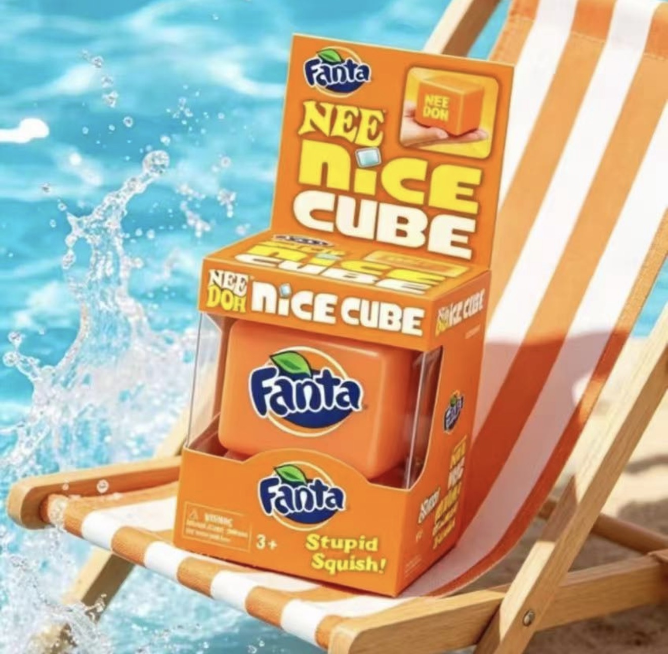 RTS - ORANGE SODA CUBE (WITH LOGO ON CUBE)