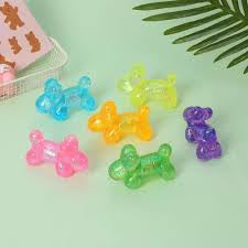 RTS - BALLOON DOG SQUISHY SOLID & GLITTER